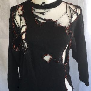 Lexa Vonn Revolution stitch distress wool …